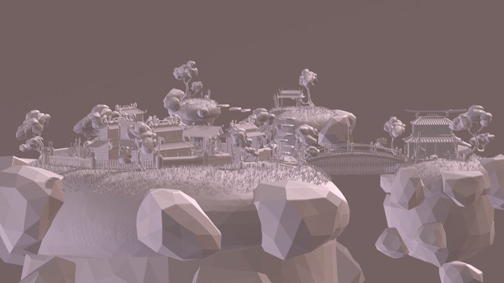 スカイランタン 3D Model