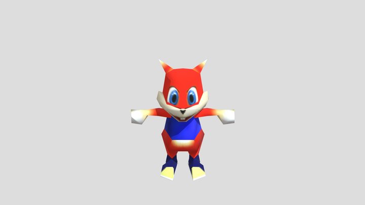 Diddy Kong Racing - Conker – Modello 3D gratuito STL