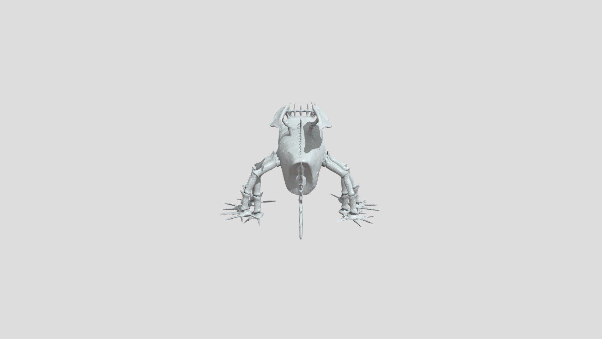 textured creature - 3D model by TylerHuber [be13f12] - Sketchfab