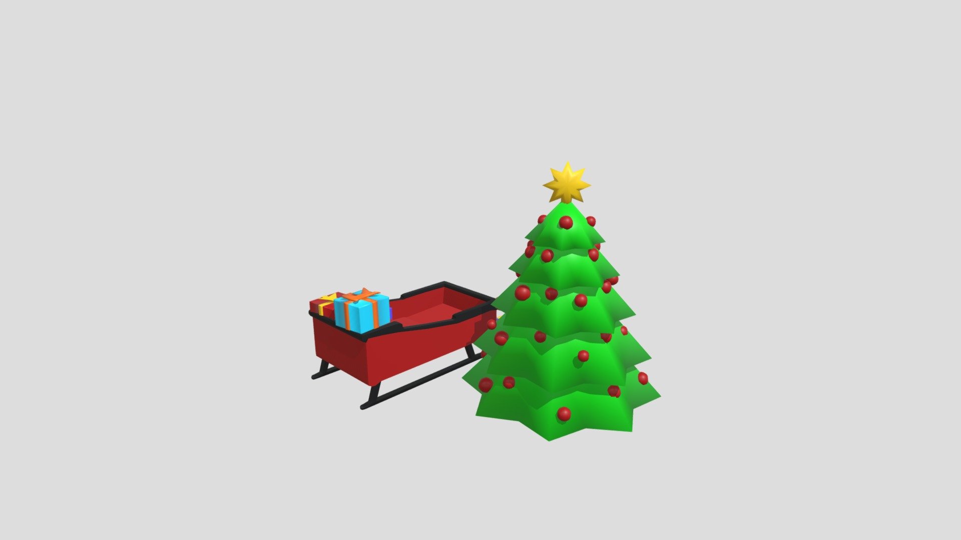 Christmas - Download Free 3D Model By Cyberluna [be169bf] - Sketchfab