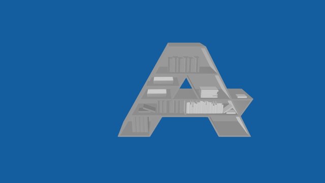 Letter A 3D Model