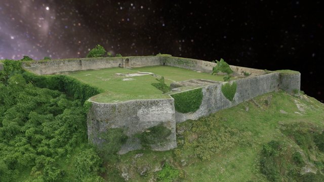 Libohova Castle Albania 3D Model