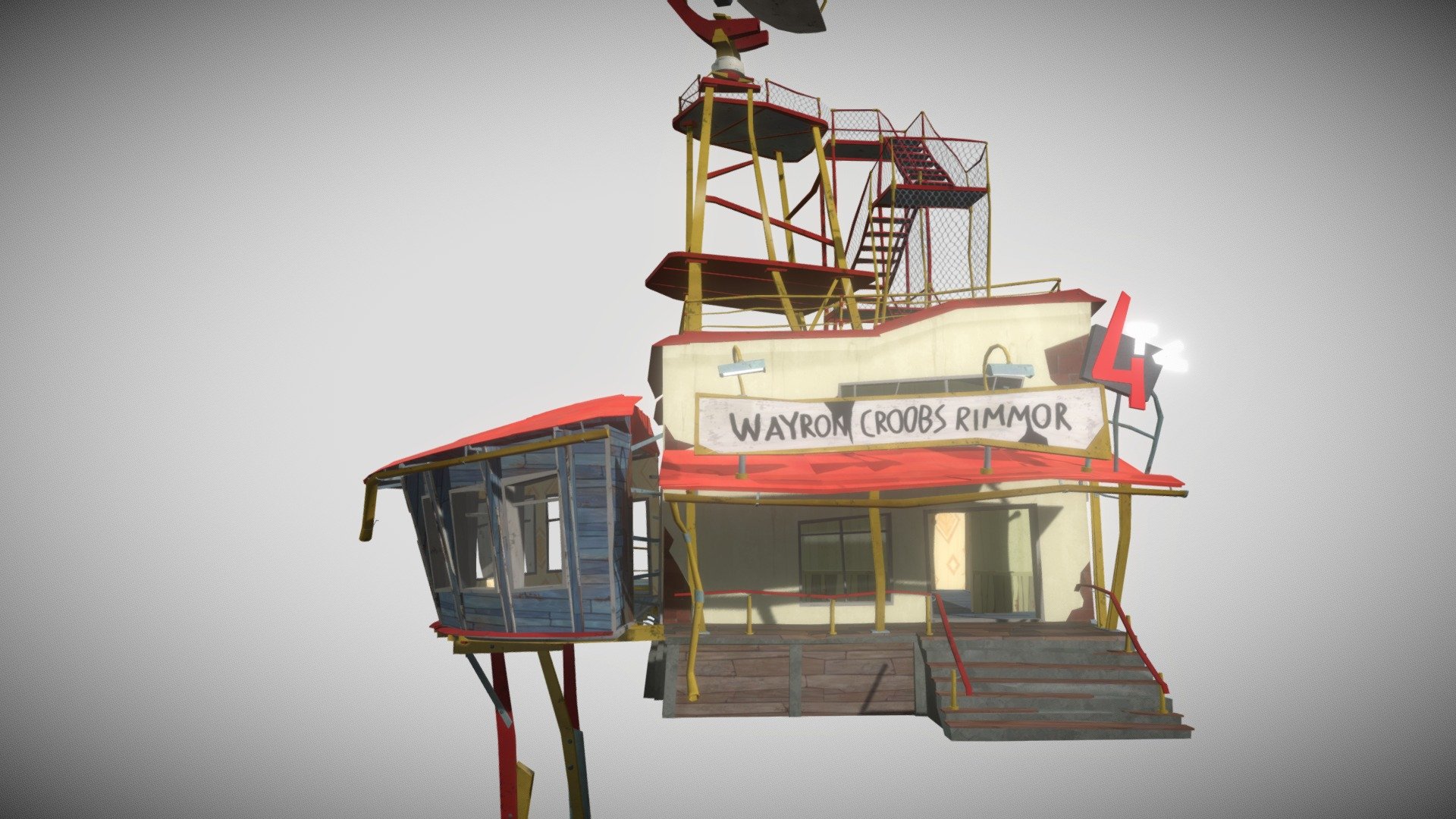 HN 2 Alpha 2 - Quentin's Office Recreation - Download Free 3D model by ...