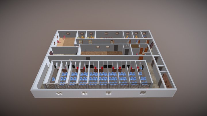 Onsong County MPS Detention Centre 3D Model