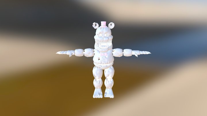 NIGHTMARE FREDBEAR blend. 3D Model