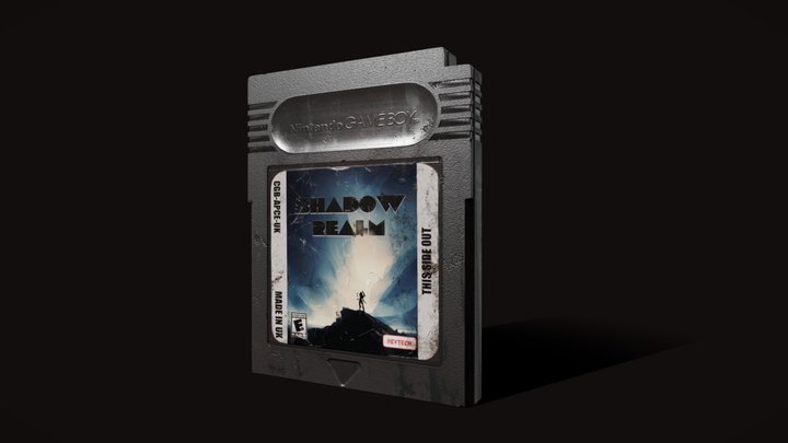 GameBoy Cartridge 3D Model