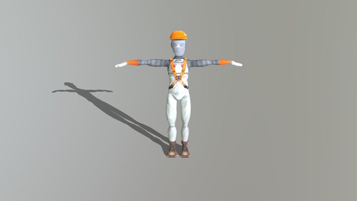Obrero Alta Tension 3D Model