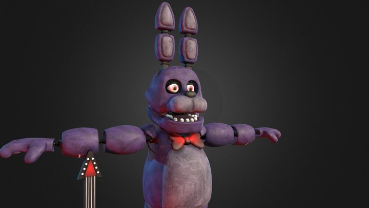 Bonnie The Bunny Plushie - Five Nights At Freddys 3D model 3D printable