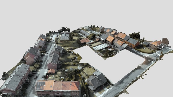 Braine L'alleud photogrammetry 3D Model