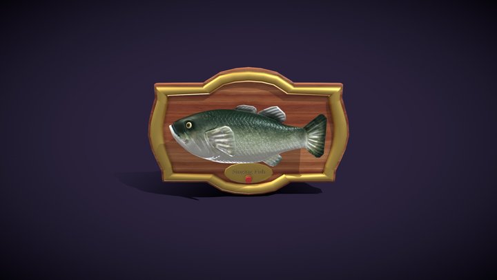 Singing Fish 3D Model