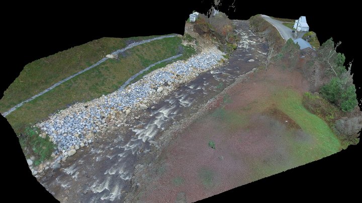 West Branch Deerfield River 3D Model