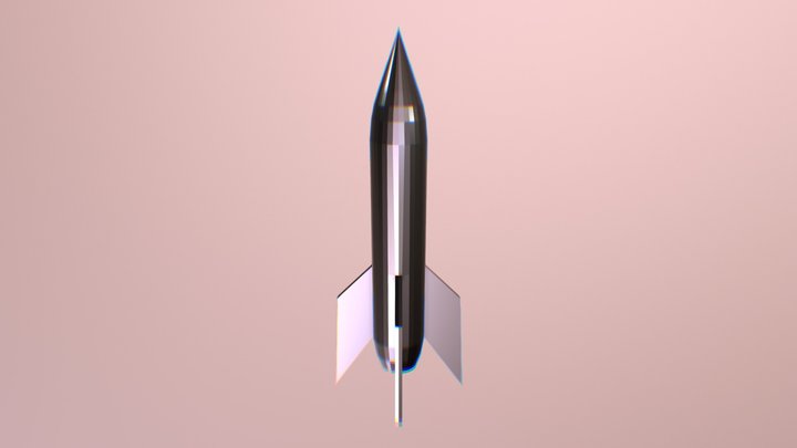 Simple Rocket / Missile 3D Model
