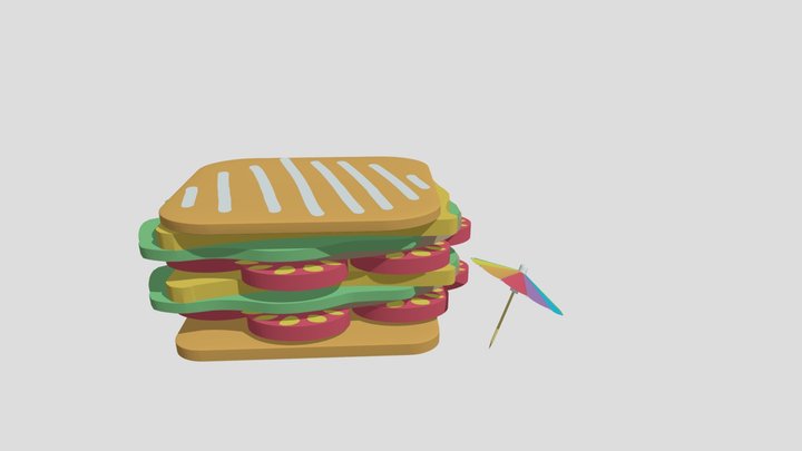 Sandwich 3D Model
