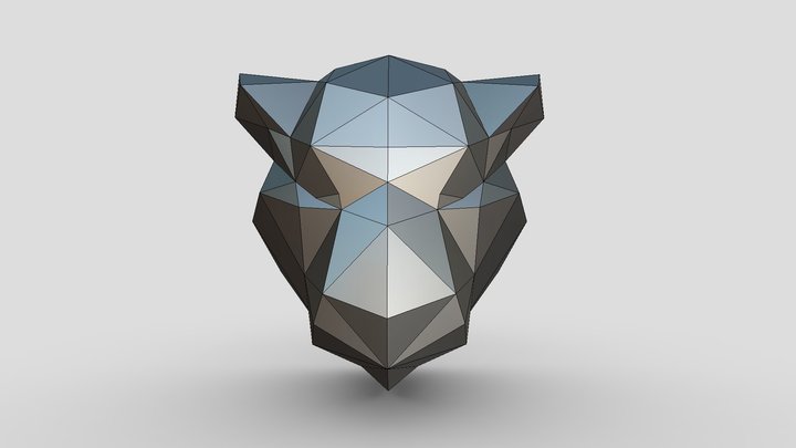 Маска "Ак Барс" 3D Model