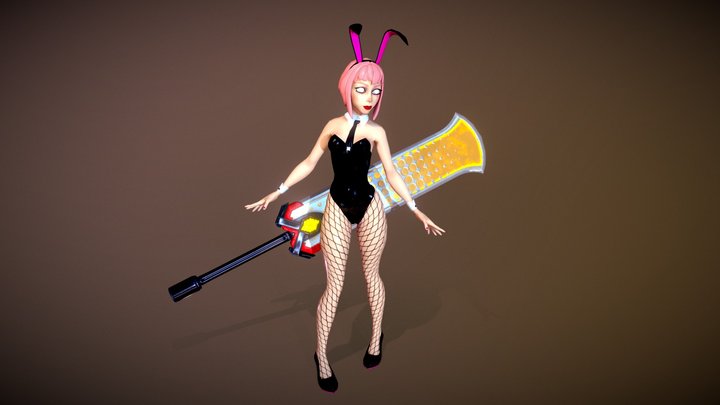 Bunny Girl 3D Model