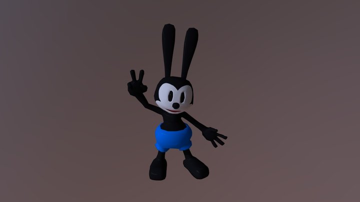 Oswald with nails >:D 3D Model