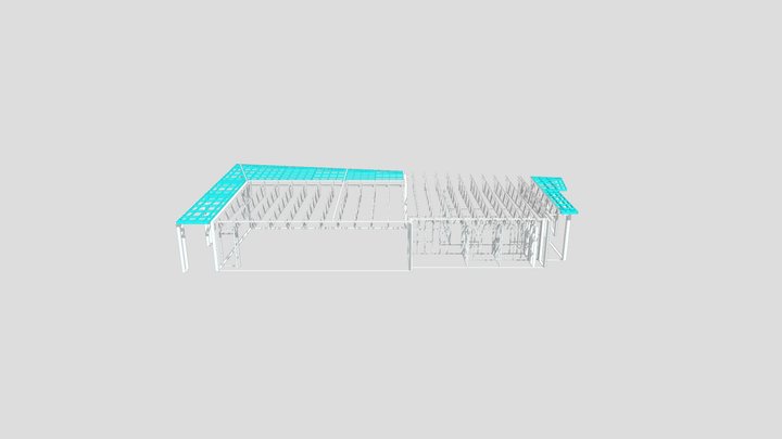 PROJECT#1007 - SPORTS CLUB ROOF SYSTEM - YERONGA 3D Model