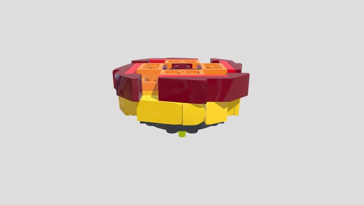 Lego Beyblade Custom System – Kostenloses 3D-Modell STL