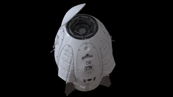 Space Rocket 3D Model