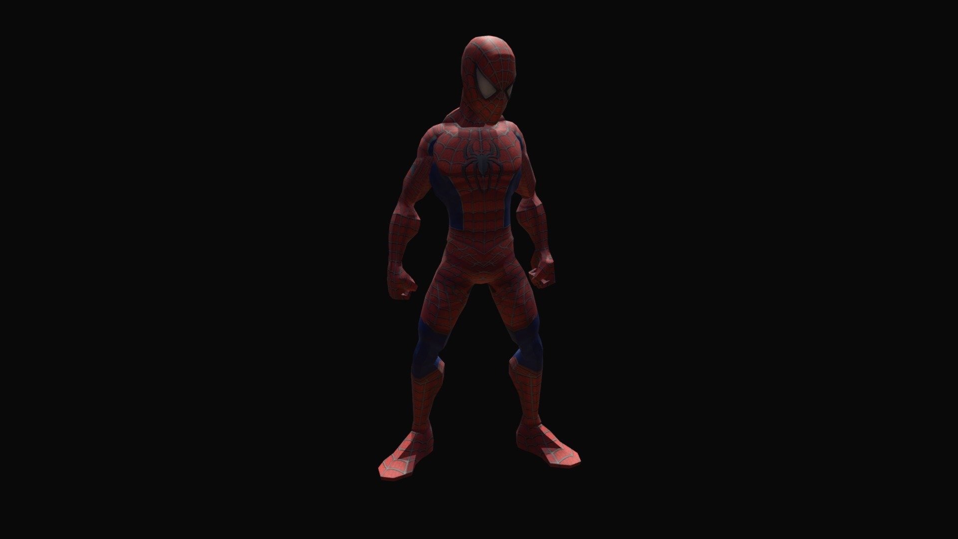 Spiderman Pose - 3D model by Jai.Gupta [be2142a] - Sketchfab