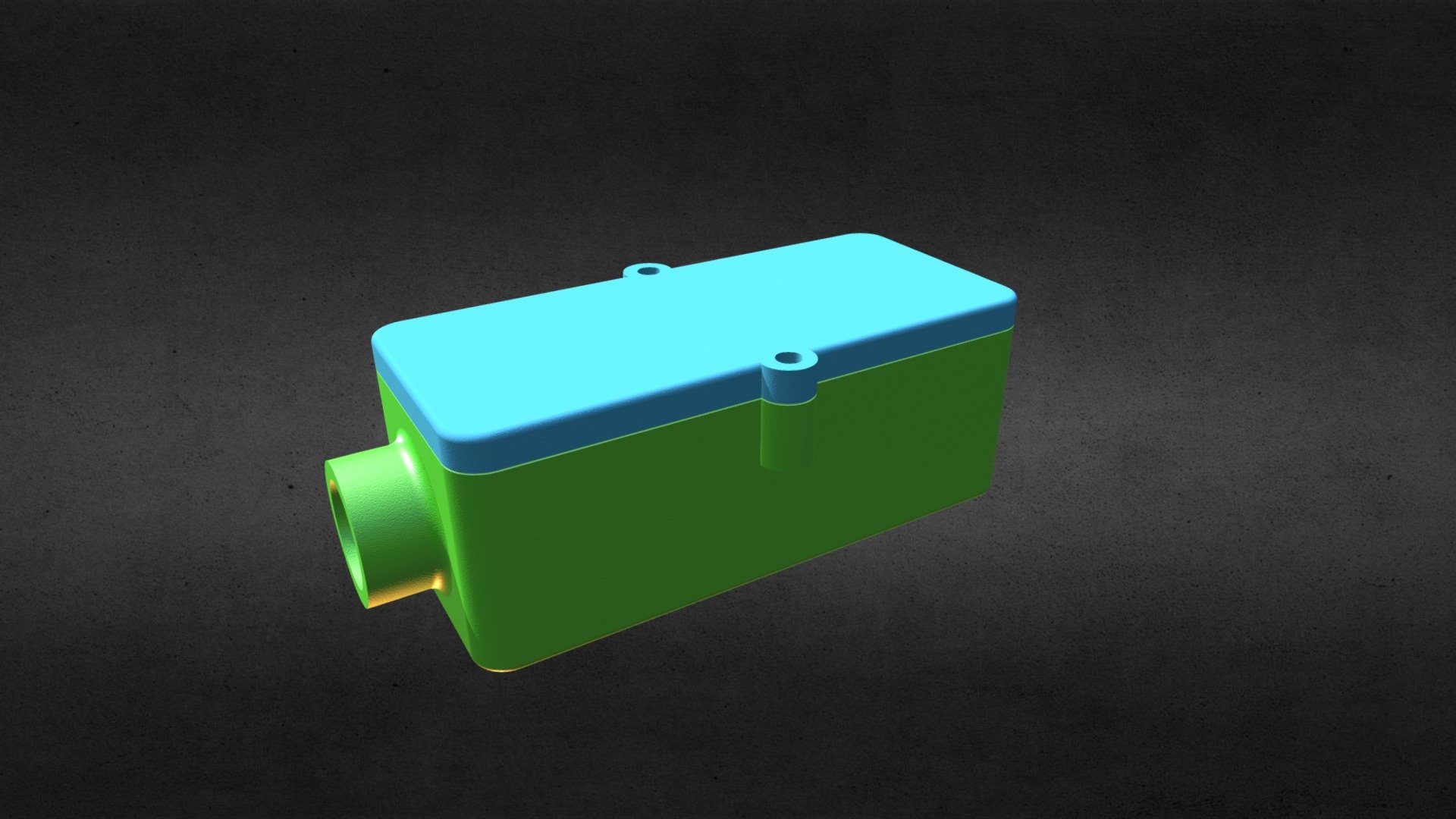 Electrical Conduit Box Download Free 3D model by petegough [be2143b