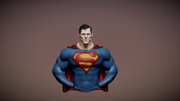 Superman 3D Model