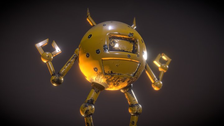 Ball Robot 3D Model