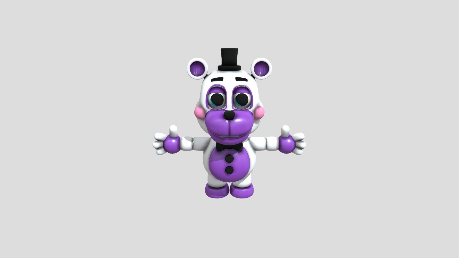 Helpy fnaf 6 - Download Free 3D model by nyan cat (@598642) [be22195 ...