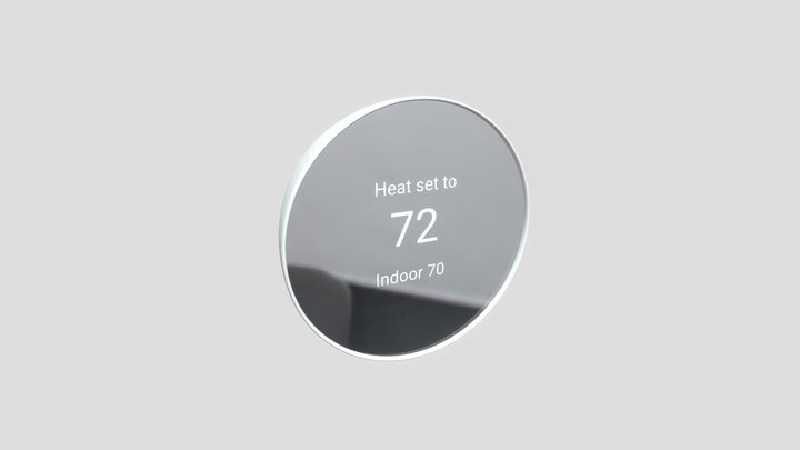 Google Nest Thermostat 3D Model