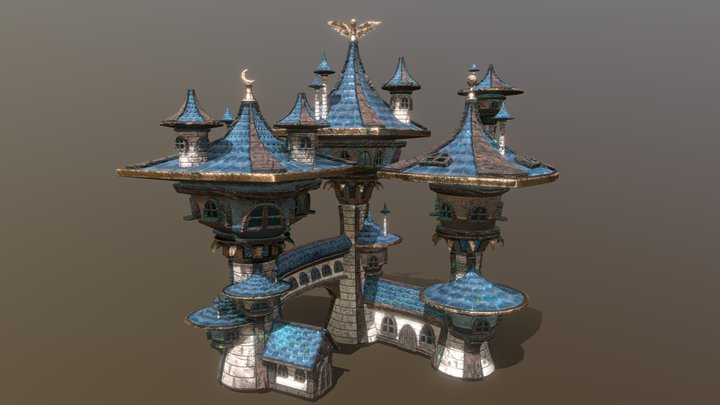 Fairy Castle 3D Model