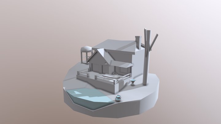 1DAE_AlyssiaClicque_GrandmothersHouse 3D Model