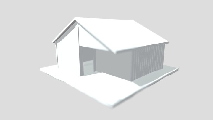 3D Forest Store House 3D Model