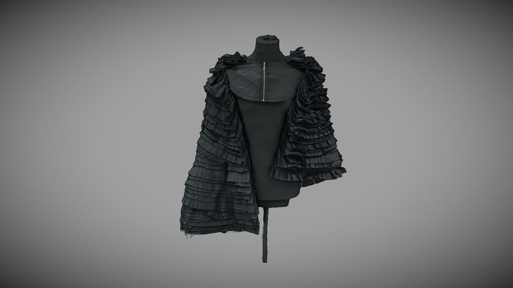 Fashion coat #AgisoftClothesChallenge 3D Model