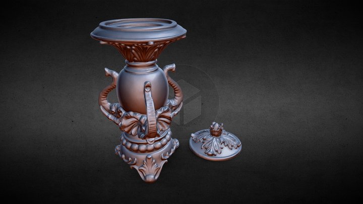 ELEPHANT CANDLE HOLDER 3D Model