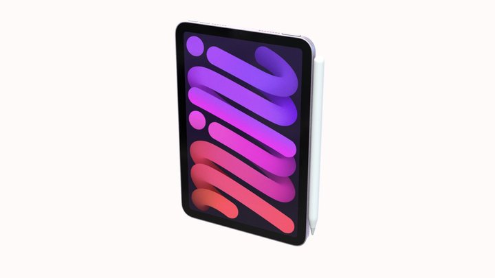iPad mini A17 Pro 3D Model