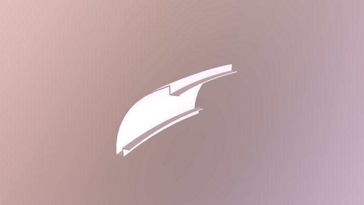 Curved Sample 5mm Thick 3D Model