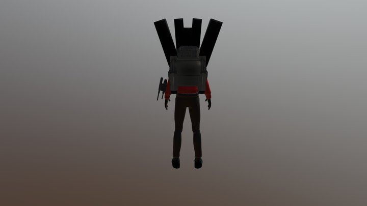 speaker man titan 3D Model