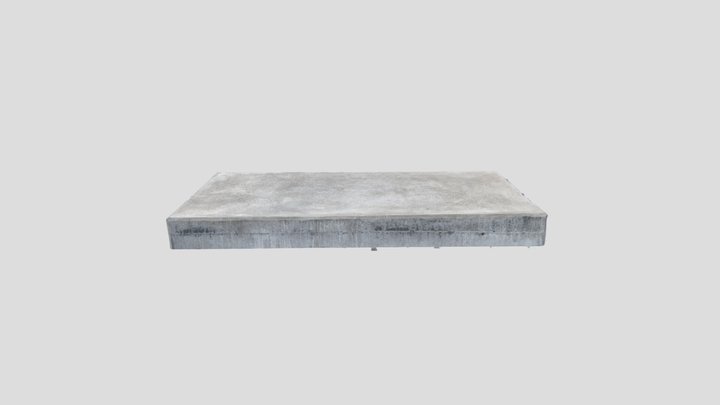 Concrete Slab 02 3D Model