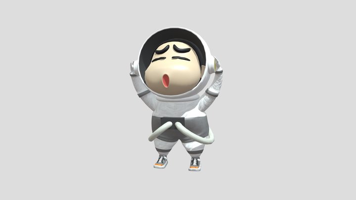 Shinchan space man 3D Model