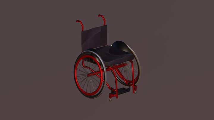 коляска 3D Model