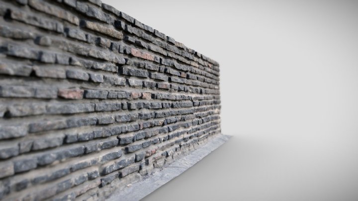 Wall Photogrammetry 3D Model