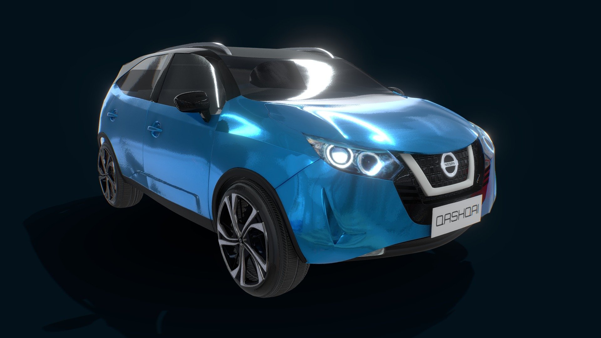 Nissan Qashqai - Buy Royalty Free 3D model by MakYug [be2a718 ...