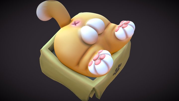 Meow box 3D Model