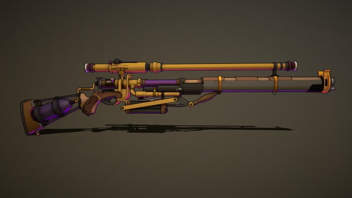 Air Gun 3D Model