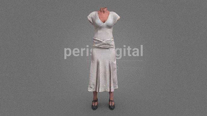 RAW - 20's Fashion Series - Woman 63 3D Model