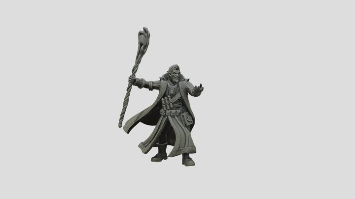 Half-elf Invoker 3D Model