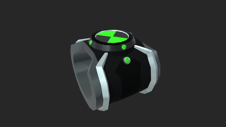 3D model Ben 10 Omnitrix VR / AR / low-poly