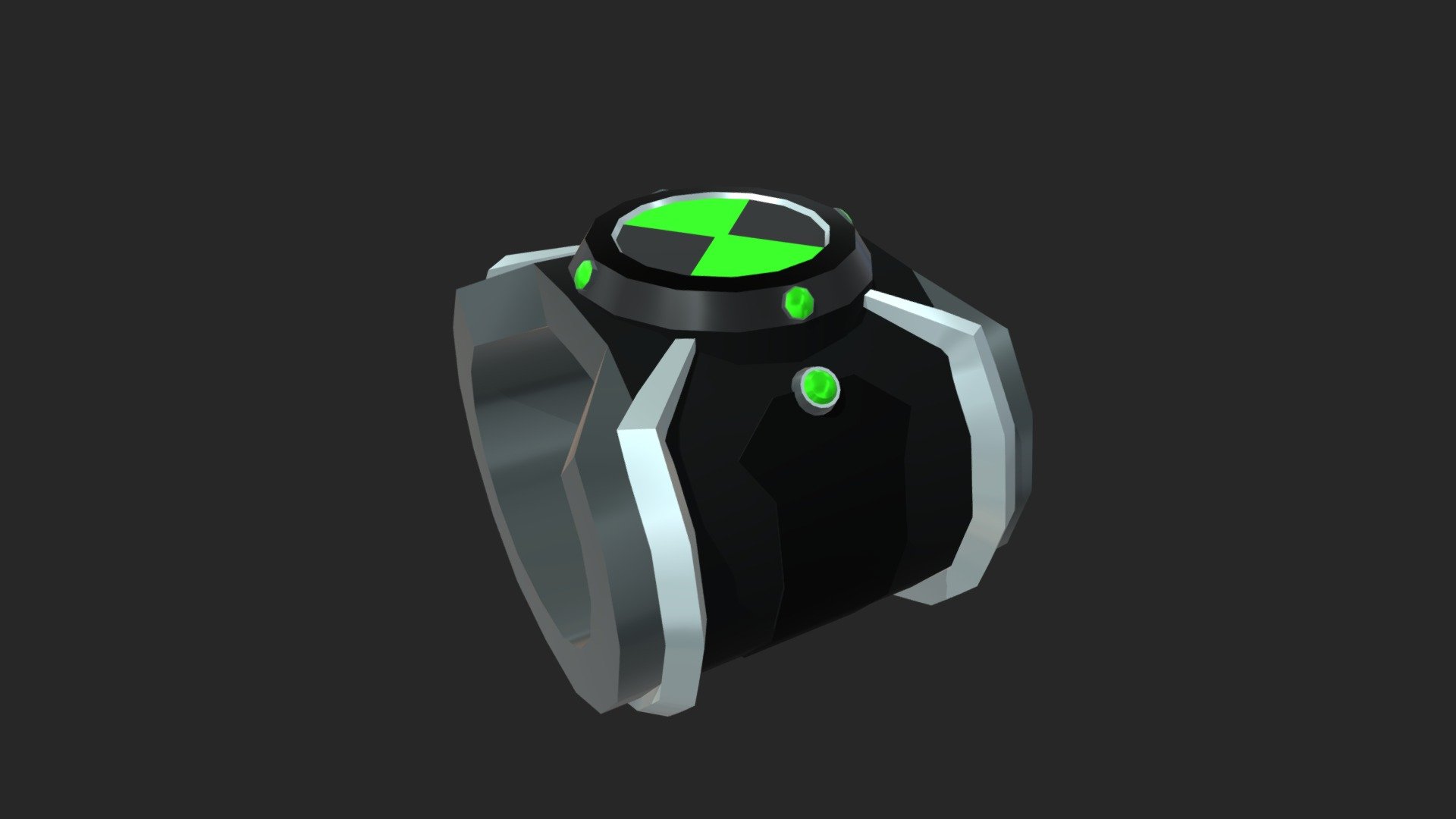 Omnitrix Ben 10 / Low Poly [FREE] - Download Free 3D model by DzMayd ...