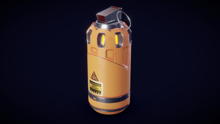 Thermite Grenade 3D Model