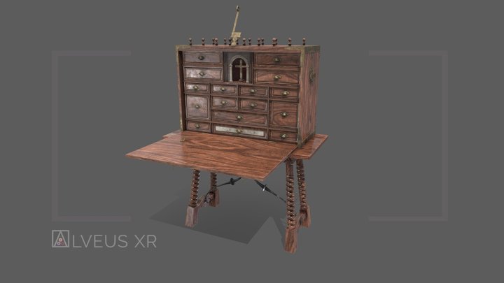 Bargueño renacentista | Renaissance Desk 3D Model